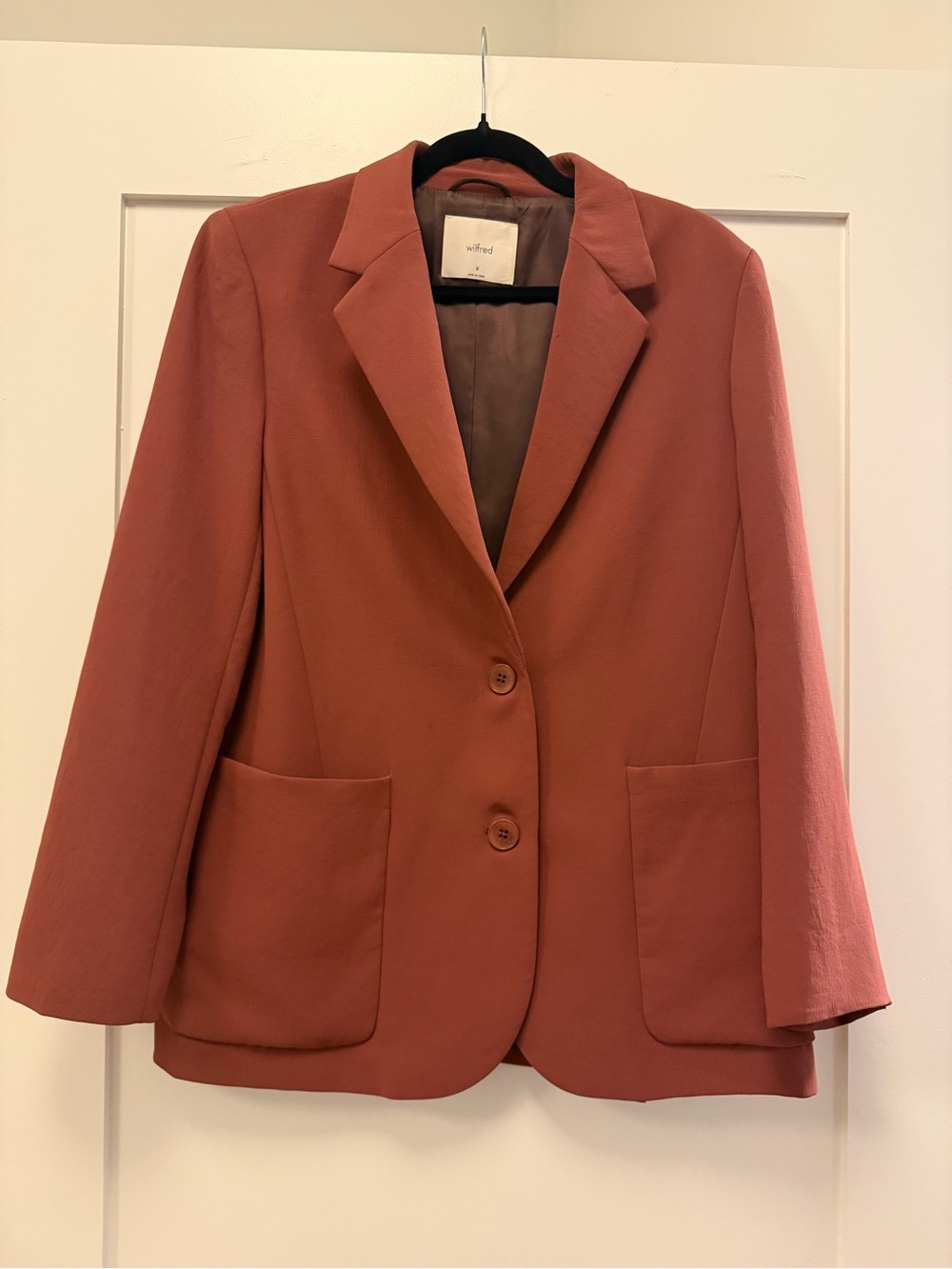 Aritzia Wilfred Women's Rust Blazer Suit